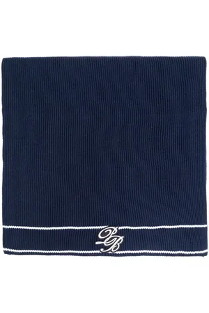 Balmain Logo-patch scarf