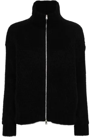 HERNO Zip-up brushed cardigan