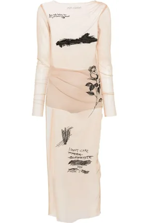 Patrizia Pepe Embroidered tulle maxi dress