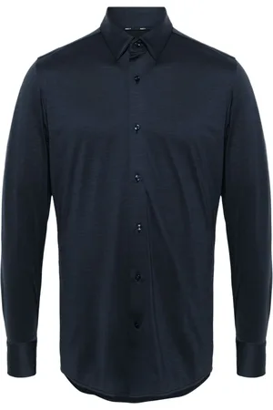 HUGO BOSS Mélange button-up shirt