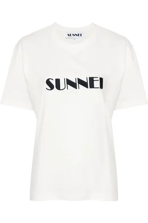 SUNNEI Logo-embroidered T-shirt