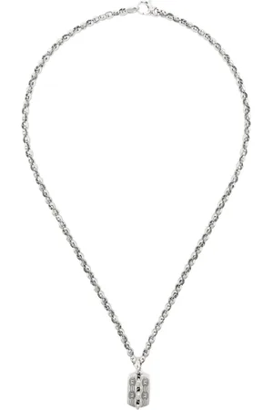 STEPHEN WEBSTER Medium Thorn Razer Tag necklace