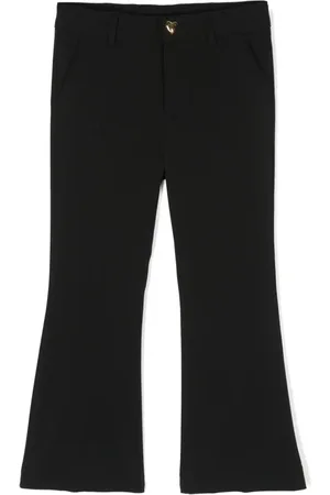Moschino Logo-button trousers