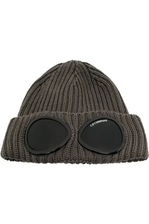 C.P. Company Goggles-detail ribbed beanie