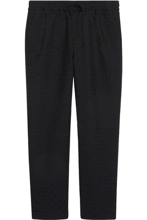 Gucci Horsebit-jacquard drawstring trousers