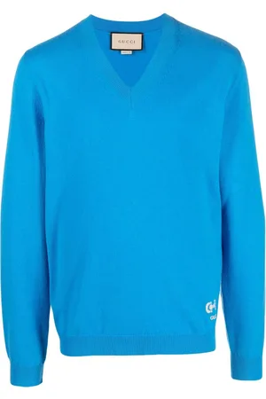 Gucci V-neck Horsebit-detail sweater