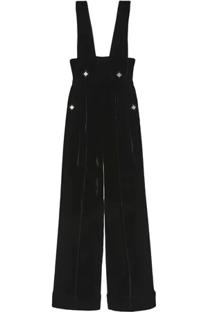 Gucci Sleeveless velvet jumpsuit