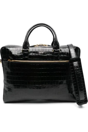 Tom Ford Logo-stamp laptop bag