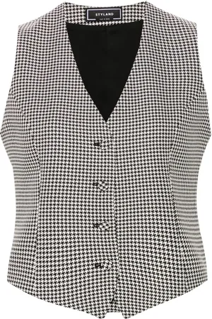 Styland Houndstooth waistcoat