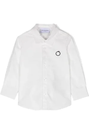 Trussardi Embroidered-logo shirt