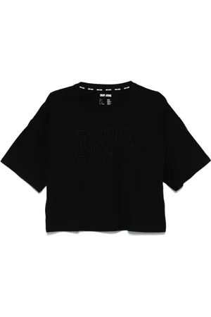 DKNY Embroidered-logo T-shirt