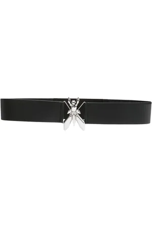 Patrizia Pepe Logo-buckle leather belt