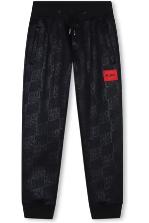 HUGO BOSS Monogram-pattern track pants