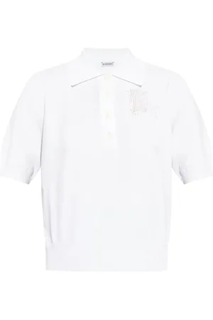 Burberry Logo-appliqué polo shirt