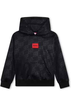 HUGO BOSS Monogram-pattern hoodie