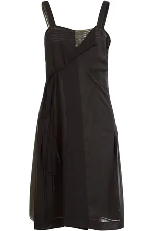Maison Margiela Embroidered-logo midi dress