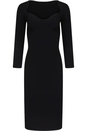 GALVAN Kaia stretch-knit midi dress