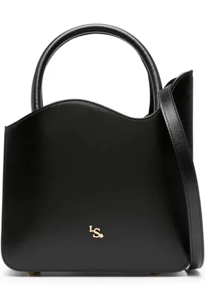 LE SILLA Medium Ivy logo-plaque leather tote bag