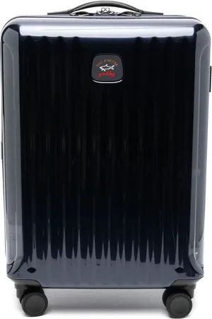 Paul & Shark Logo-appliqué luggage