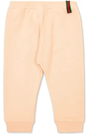 Gucci Logo-patch cotton trousers