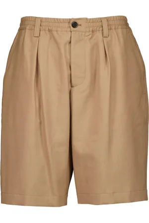 Marni Pleated wool bermuda shorts