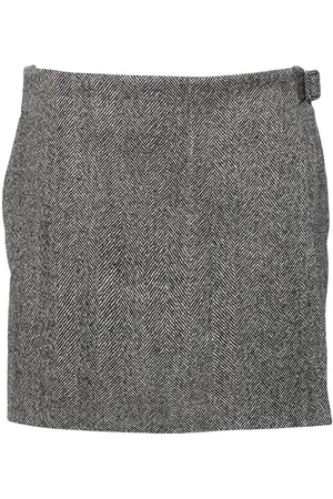 ERMANNO SCERVINO Herringbone-pattern mini skorts