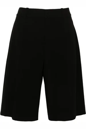 Vince Low-rise pintuck shorts