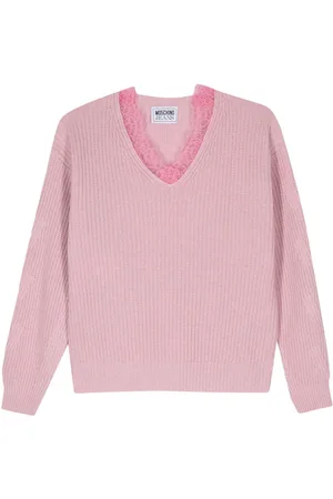 Moschino Lace-detail sweater