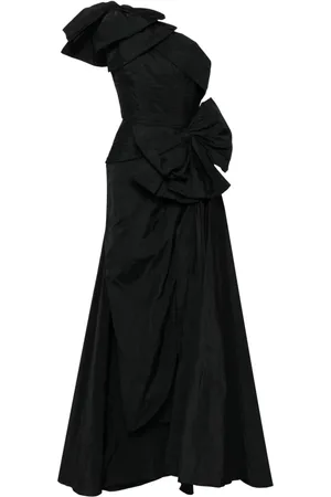 Elie saab Bow-detail silk gown