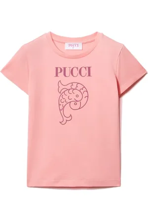 PUCCI Junior Logo-print cotton T-shirt