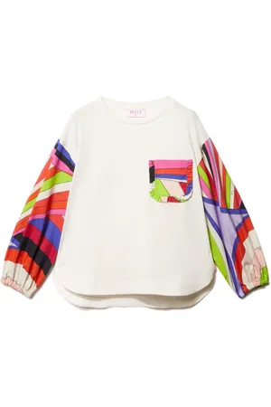 PUCCI Junior Iride-print cotton T-shirt