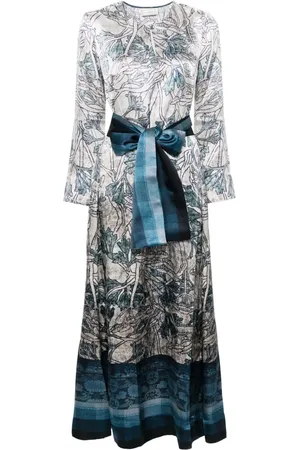 PIERRE-LOUIS MASCIA Botanical-print dress