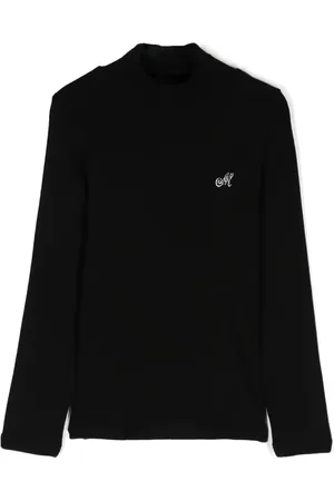 MONNALISA Fine-ribbed turtleneck top