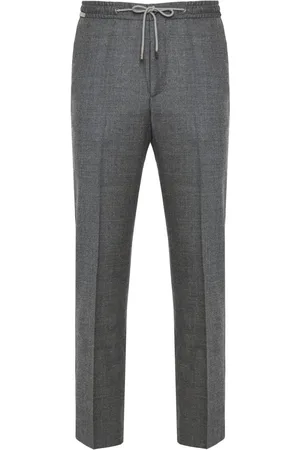 corneliani Creased straight-leg trousers