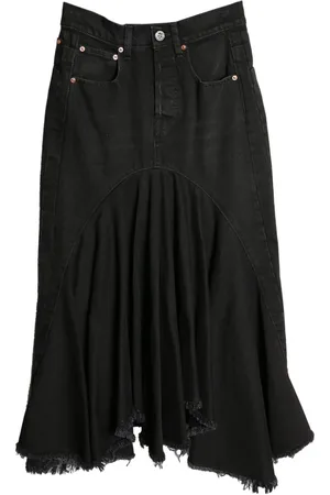 Vetements Denim midi skirt
