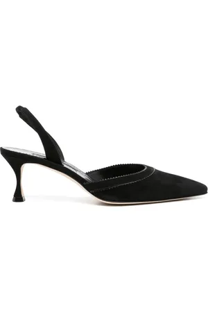 Manolo Blahnik 50mm Brontiasli slingback pumps