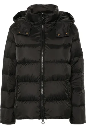 Twin-Set Logo-patch padded jacket
