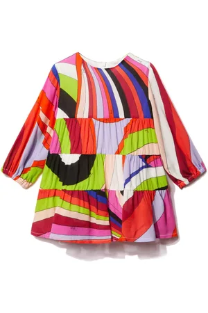 PUCCI Junior Iride-print dress