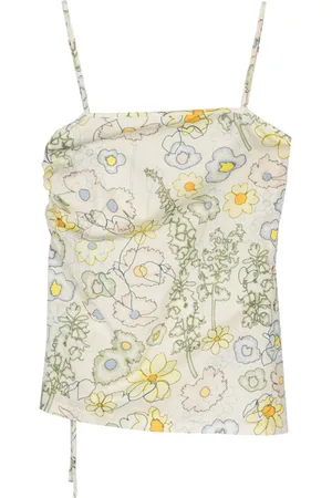 AERON Hampton floral-print top
