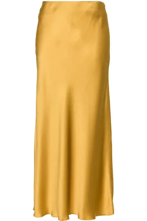 FORTE FORTE Flared crepe midi skirt