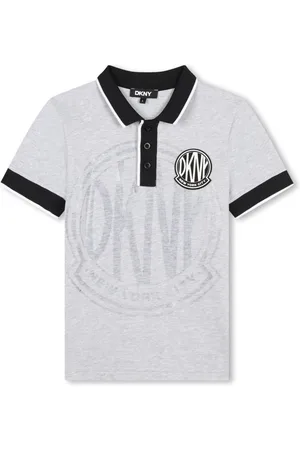 DKNY Logo-patch polo shirt