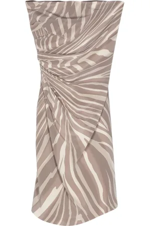 Gucci 2010s zebra mini dress