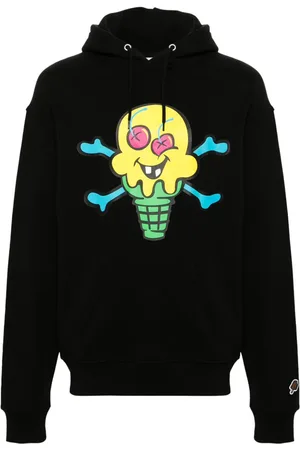 ICECREAM Cones & Bones cotton hoodie