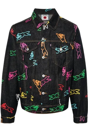 ICECREAM Running Dog denim jacket