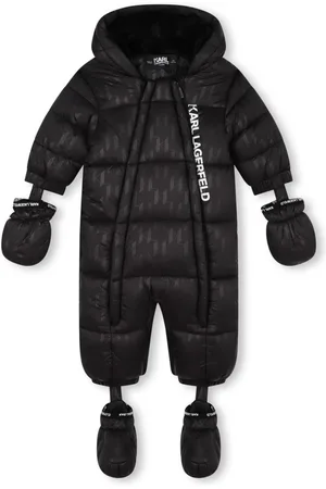 Karl Lagerfeld Embossed logo snowsuit