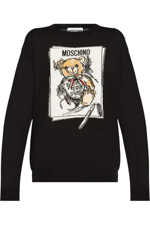 Moschino Embroidered-logo sweater