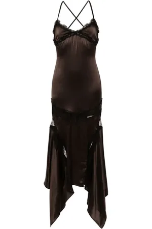 The Attico Silk midi dress
