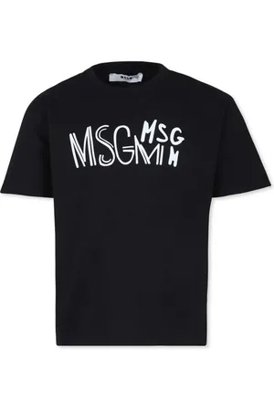 Msgm Printed cotton T-shirt