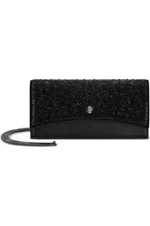 Philipp Plein Crystal-embellished skull crossbody bag