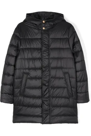 Balmain Hooded puffer coat